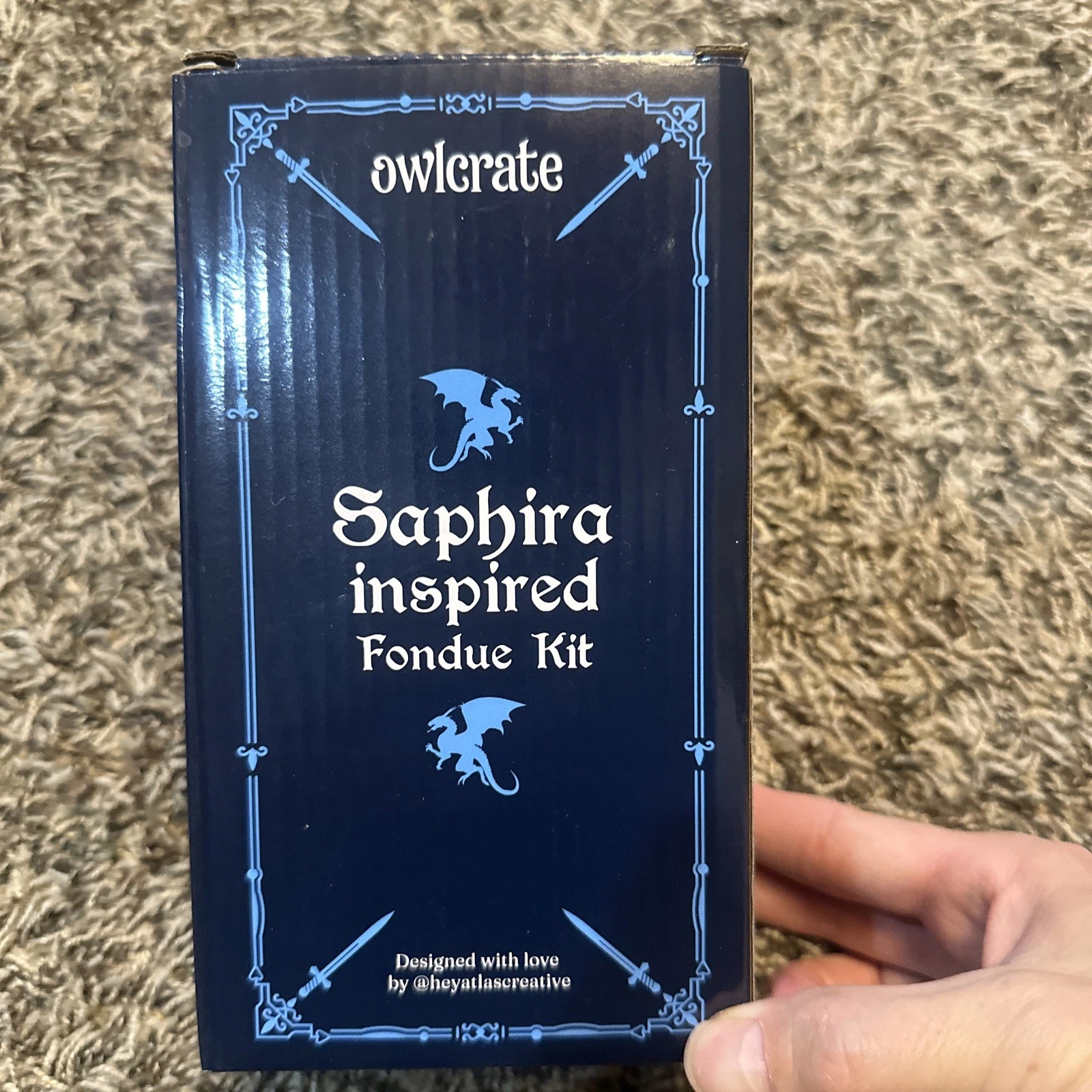 Owlcrate Fondue Kit Inspired By Eragon’s Sephira July 2025 YA Box
