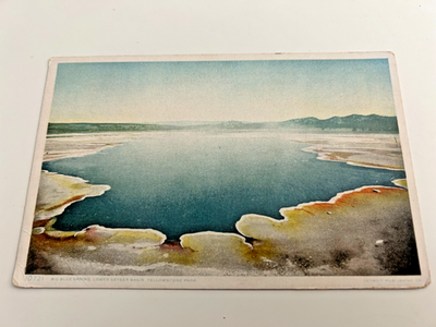 #ad #ad Big Blue Spring Lower Geyser Basin Yellowstone Park Postcard $2.00
