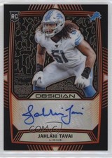 2019 Panini Obsidian Rookie Electric Etch Orange 37/75 Jahlani Tavai Auto 2b6