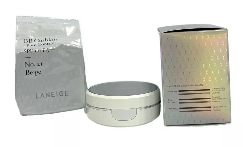 LANEIGE BB Cushion Whitening SPF50+/PA+++ Shade No.21 Beige - Image 3 of 3