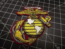 MARINE CORPS USMC SEMPER FIDELIS PATCH LOGO BRAND NEW 3-1/4" IRON-ON EGA