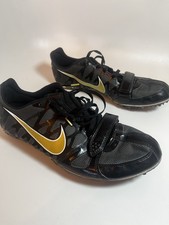 Men's Nike Zoom Rival Track Sprint Spikes 456812-071 BLACK/GOLD sz 9.5