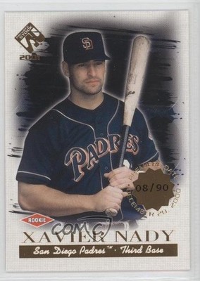 2001 Pacific Private Stock Premiere Date 8/90 Xavier Nady #144 3f5