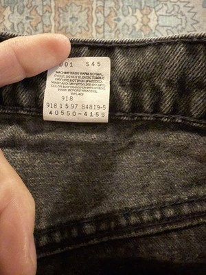 ワールド Vintage 90s Levis 550 Jeans Men's 32x32 Black Orange Tab Relaxed