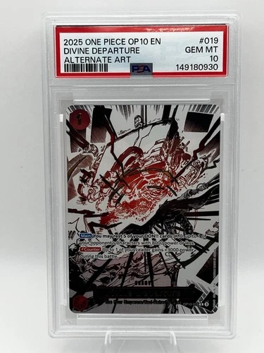 Divine Departure Royal Blood Foil OP10-019 PSA 10 Manga Alt Art One Piece