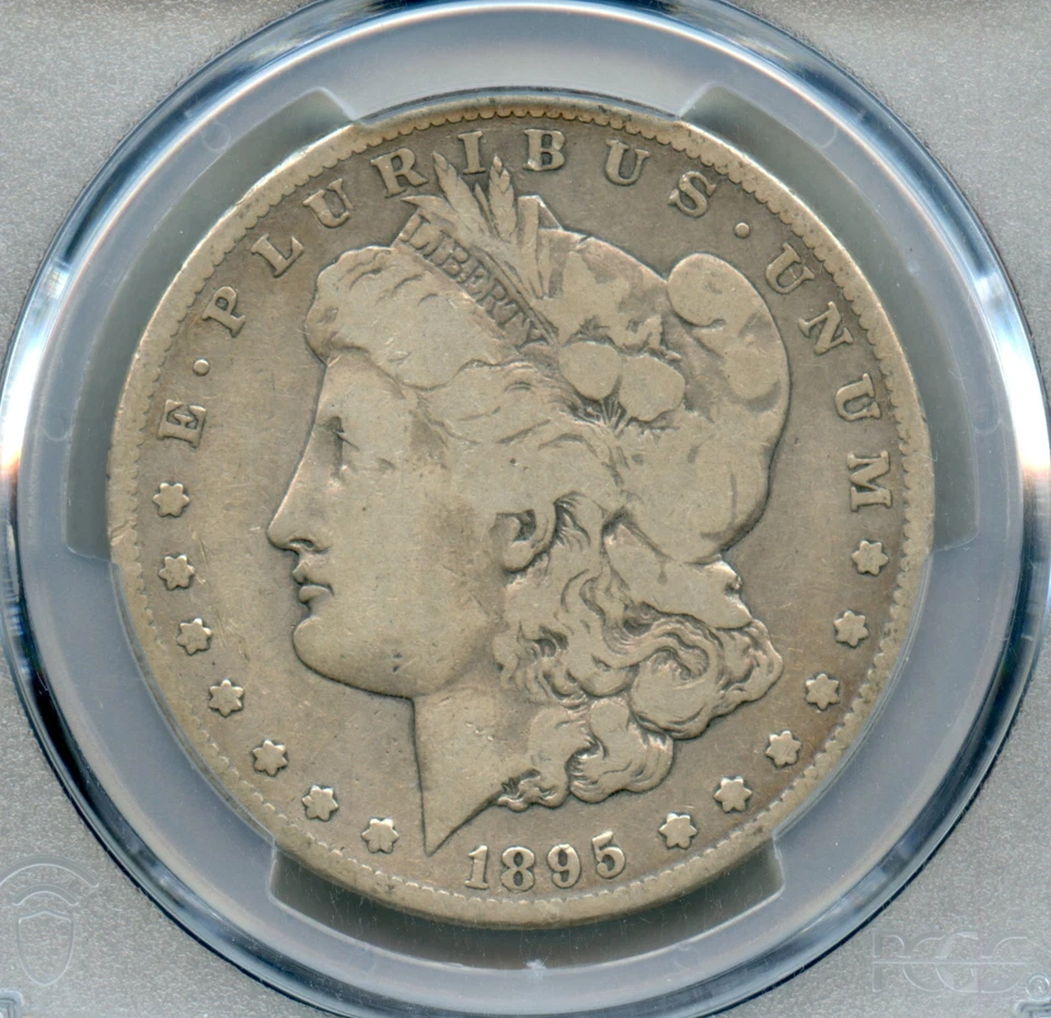1895 S Morgan Silver Dollar PCGS VG 8 - Image 3 of 4