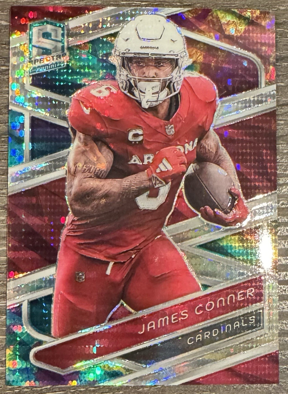 2024 Panini Spectra - James Conner #10 Celestial Prizm /99