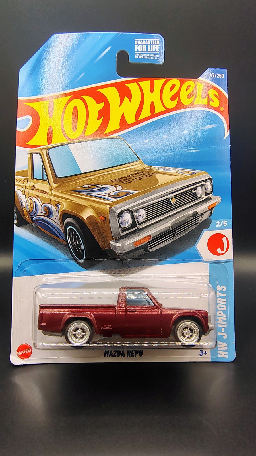 ****Custom - Hot Wheels****  Mazda Repu (Dark Garnet)