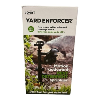 Orbit 62100 Yard Enforcer Motion Activated Sprinkler Animal Repellent New