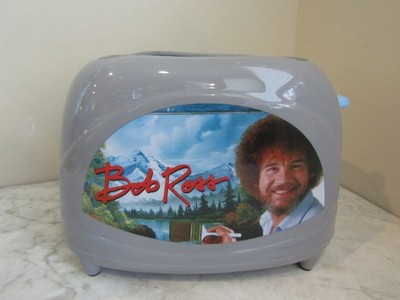 Bob Ross Happy Artist Face Toaster Two-Slice Fun Kitchen Appliance