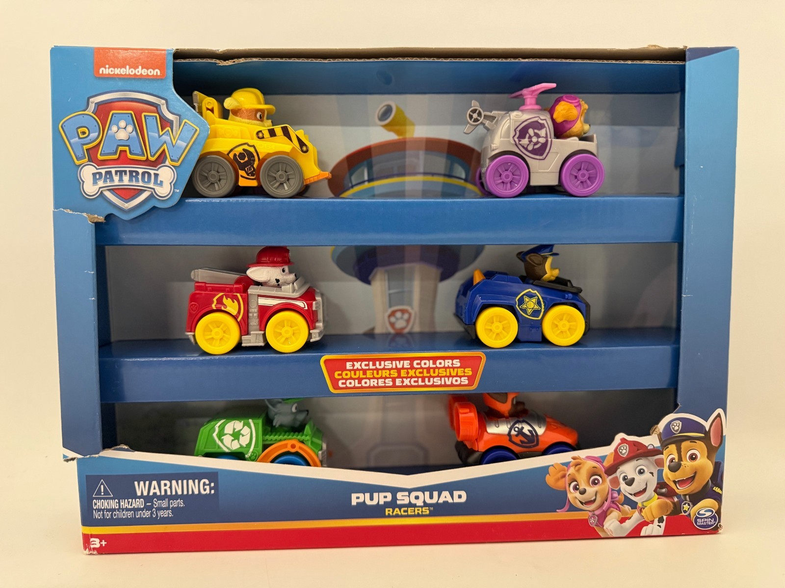 PAW Patrol: Pup Squad Racers, 6-Piece Vehicle Set NEW