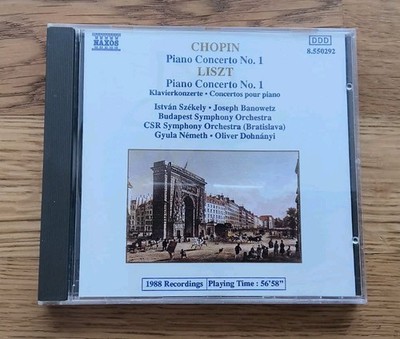 Chopin [ CD ] Piano concerto No. 1, op. 11/Liszt: piano concerto No. 1 (Naxos...