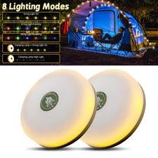 2X Portable Camping Lights 4 IN 1 String USB Rechargeable waterproof Tent Lamps