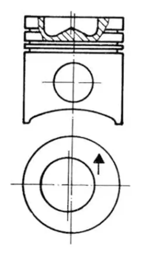 Motorkolben 93759600 KOLBENSCHMIDT
