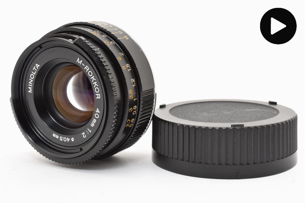 Minolta M Rokkor 40mm F2 for sale - eBay