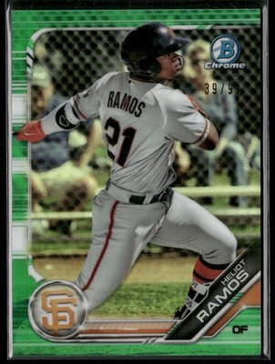 2019 Bowman #BCP-83 Heliot Ramos Chrome Prospects Green Refractor #/99