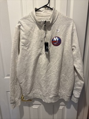 Antigua NY Islanders Sweater Men s XL SMALL HOLE SEE PICS
