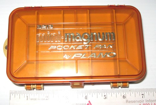 Plano Mini Magnum 3213 Pocket Pak Dbl Sided Fishing Tackle Boxes. 6.5x3 ...