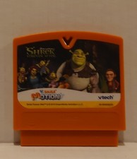 VTech Vmotion VSmile learning system Shrek Forever After game tested works well