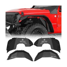Hooke Road Aluminum JL Inner Fender Liners fits 2018-2025 JK JL  U...