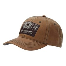 Browning Baseball Cap Bush Wax Sand Shooting Sports 