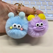 Cute Plush Cartoon Keychain Soft Fluffy Bag Charm for Daily Use Home Decorat