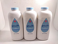3Pk Johnson's Aloe  Vitamin E Baby Powder No Parabens/Dyes Big Size 22Oz Sealed