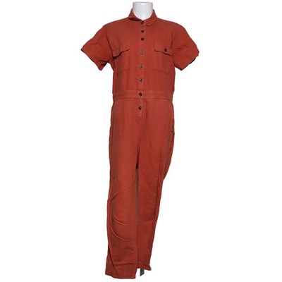 Outerknown, Jumpsuit, Größe: M, Orange, Leinen/Bio-Baumwolle, Einfarbig #juZ