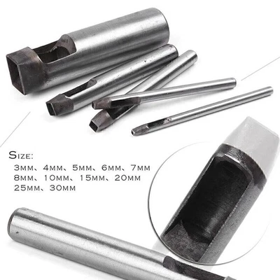 GOLDINGCENTRE Vierkantniete Hohlloch Metall Leder Punch Set Cutter Werkzeugsatz