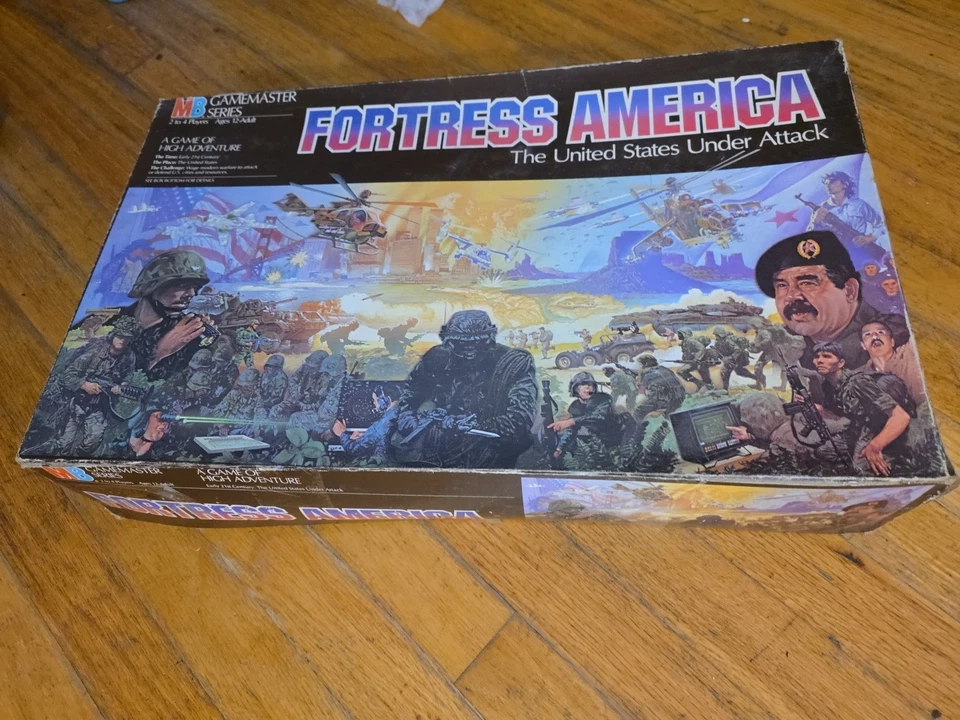 Used VTG Fortress America Board Game Milton Bradley GameMaster Series COMPLETE - Image 2 of 4