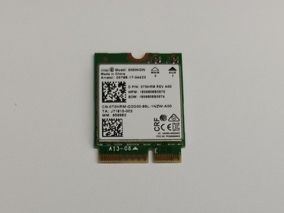 Dell Intel Wireless AC 9560 Wi-Fi 802.11ac Bluetooth 5.0 Card for OptiPlex T0HRM