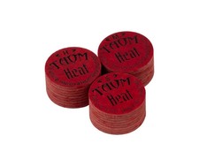 COMBO 2 x TAOM HEAT POOL CUE TIP 14 MM TIP - choose hardness