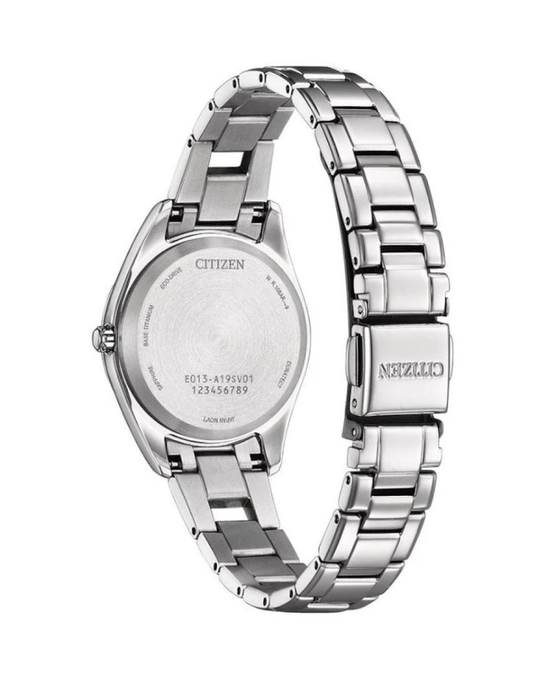 Женские аналоговые повседневные часы Citizen Eco-Drive классическое платье розовый циферблат водонепроницаемые R - Изображение 4 из 4