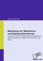 Bewertung Von Wachstums- Und Startup-Unternehmen Nicolas Heinrichs Taschenbuch