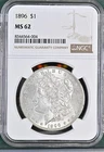 1896 Morgan Dollar NGC Certified MS62