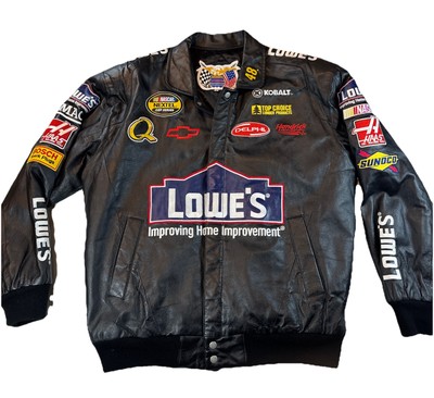 Jeff Hamilton Chase Lowes NASCAR Leather Jacket #48 Jimmie Johnson