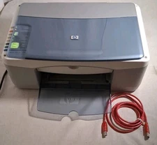 HP PSC 1210 All-In-One Inkjet Printer, Copier & Scanner, needs ink,or? Lights Up