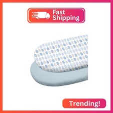 Gllquen Baby Bassinet Sheets 2 Pack, 100 Organic Cotton Bassinet Fitted Sheets