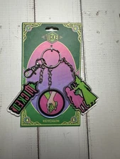 Surreal Entertainment Wicked Glinda & Elphaba 3 Charm Keychain New 2025!