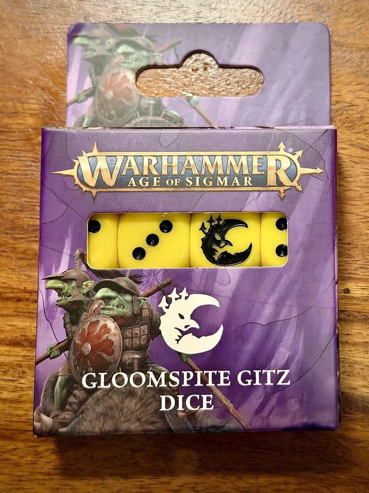 GAMES WORKSHOP Gloomspite Gitz Dice - Warhammer Age of Sigmar - New in Box