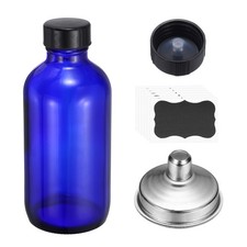 5oz/120ml Round Glass Bottles Blue Sample Glass Bottle Empty Containers