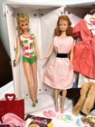 VINTAGE Early 1960’s FRANCIE & MIDGE DOLL WITH EYELASHES W/CASE & ACCESSORIES