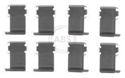 A.B.S. 1162Q accessory kit, disc brake pad for Daihatsu, Mitsubishi