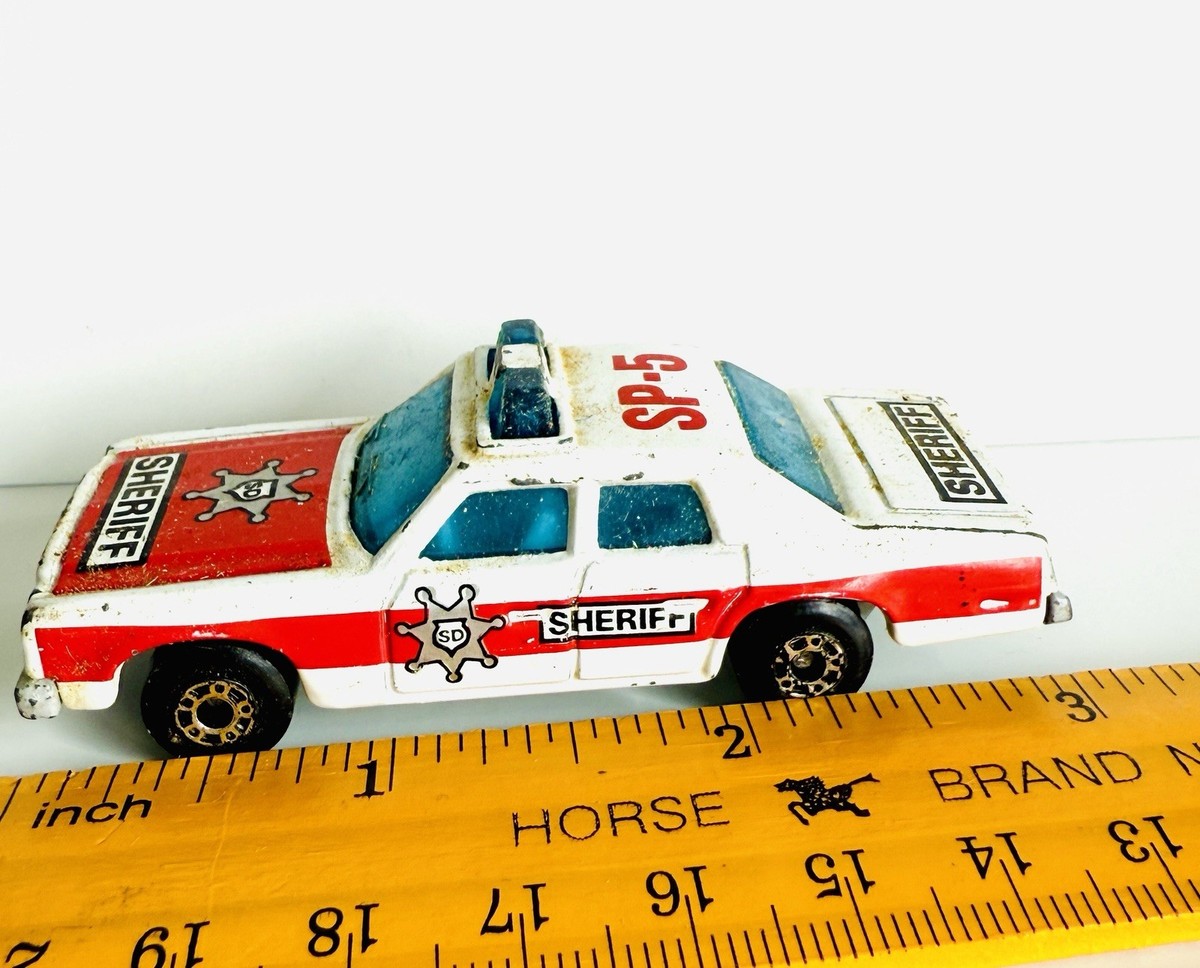 1979 Matchbox Superfast Plymouth Gran Fury Sheriff SP-5 Police Car