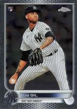 Luis Gil 2022 Topps Chrome #202 RC New York Yankees