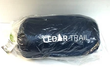 Cedar Trail Sleeping Bag With Drawstring Bag Navy Blue 70 X 30 NEW With Tags