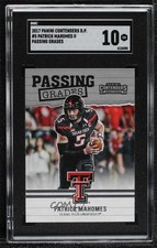 2017 Contenders Draft Picks Passing Grades Patrick Mahomes II #5 SGC 10 GEM 09gu