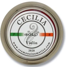 CECILIA ‘SOLO’ Violin Rosin for Violin Bows (MINI Half Cake)