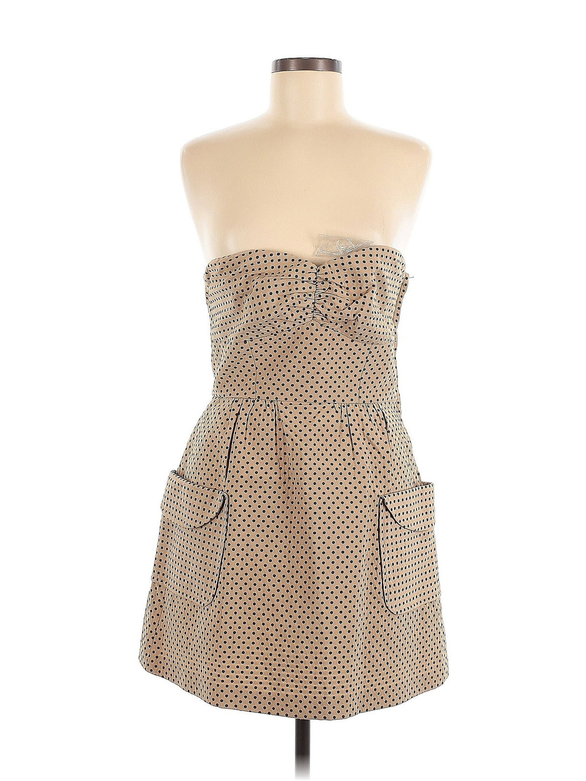 Tibi Women's Size 6 Elegant Brown Cocktail Dress-image