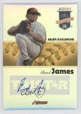 2008 TRISTAR PROjections Yellow Reflectives Auto 22/25 Brad James #107 Auto 0a7